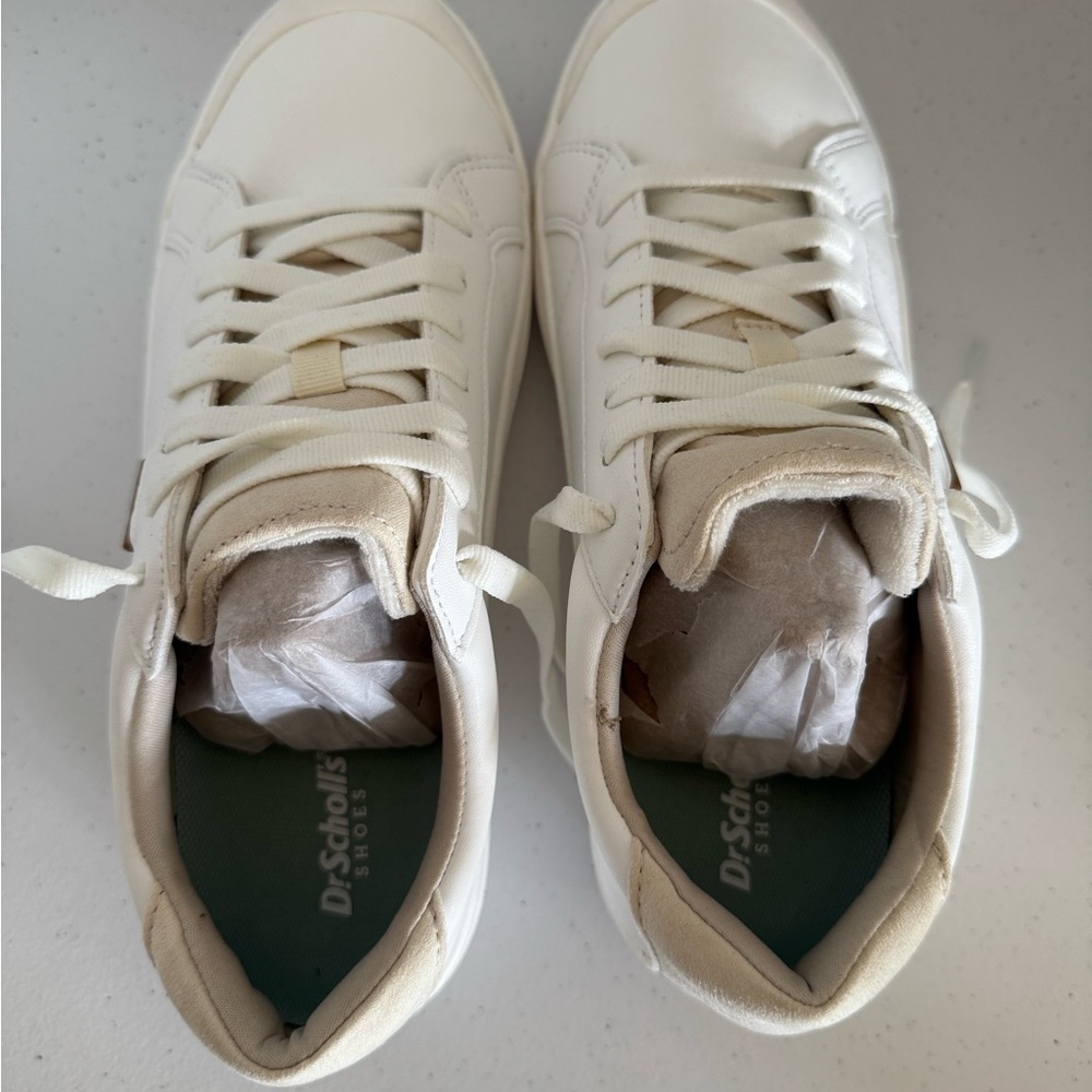 Dr. Scholls Time Off Go White Microfiber Casual Sneakers Women 9.5M - Picture 7 of 11